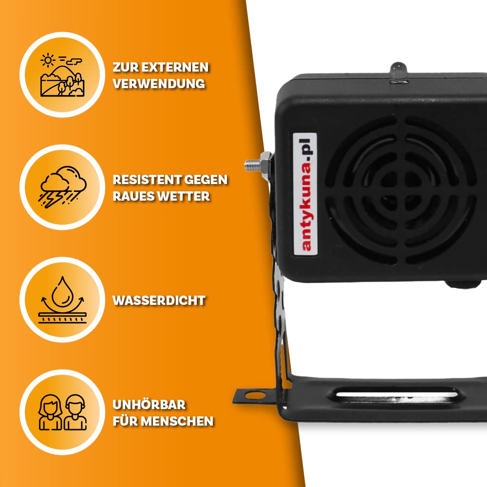 Repelente ultrasónico para roedores, ratas y ratones | Fuerte y eficaz | Dispositivo de alta frecuencia Casa Garage Techo