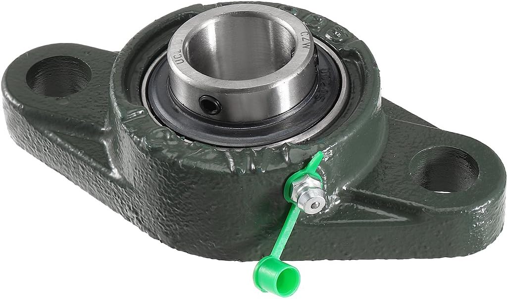 2pcs Pillow Transmission Parts Block Bearing UCFL205 25mm Mounted Bear Two Boltflange Cast Hosing Model:52as232qo189