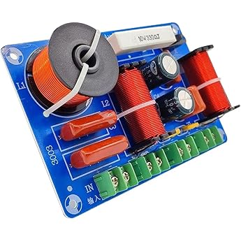 3-Way 250W 850/5200Hz Frequency Divider DIY Speaker Treble Mid Bass HiFi Stereo Audio Crossover Easy Installation