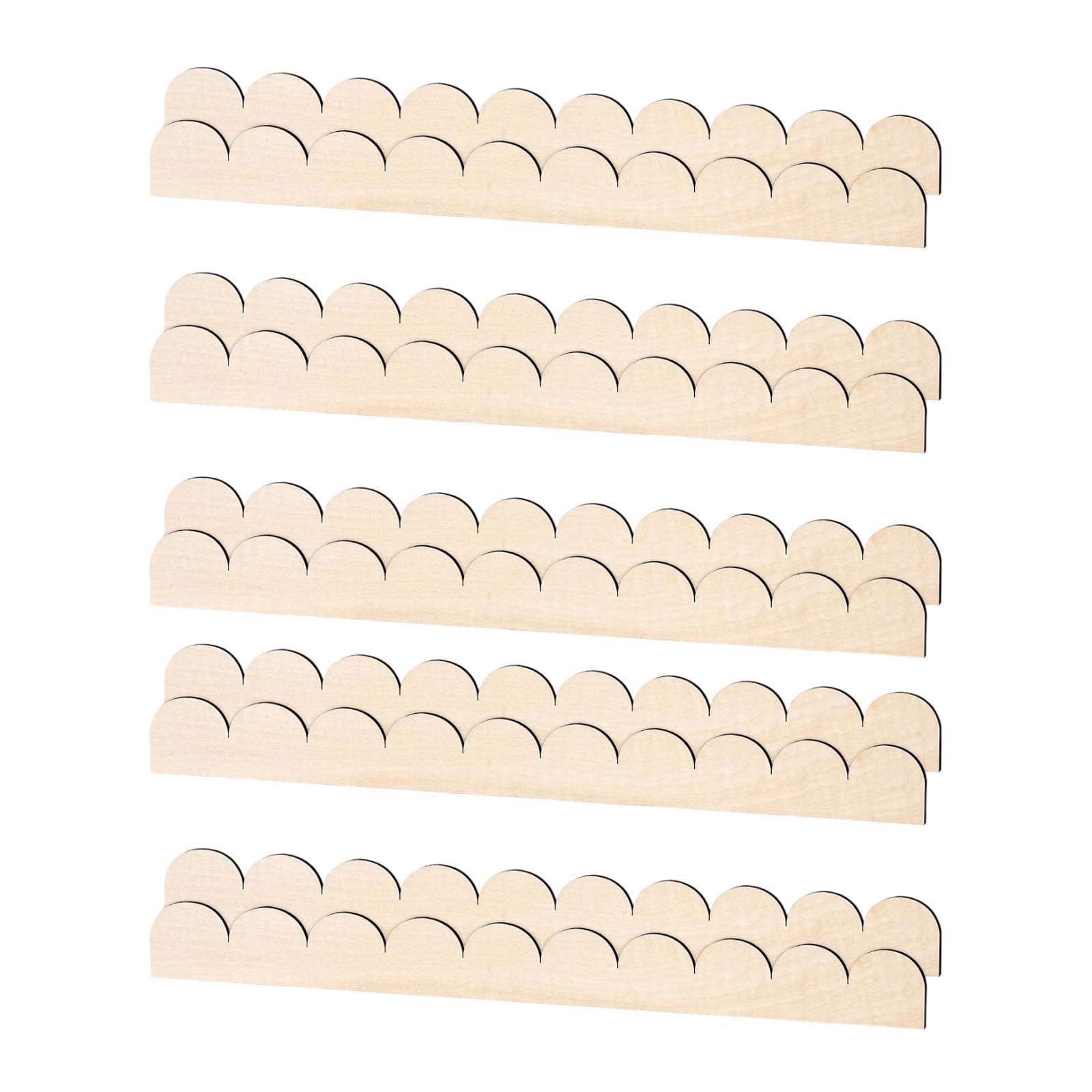 Decorativas de madera planas de 0.3 cm para reparar marcos dañados y embellecer puertas