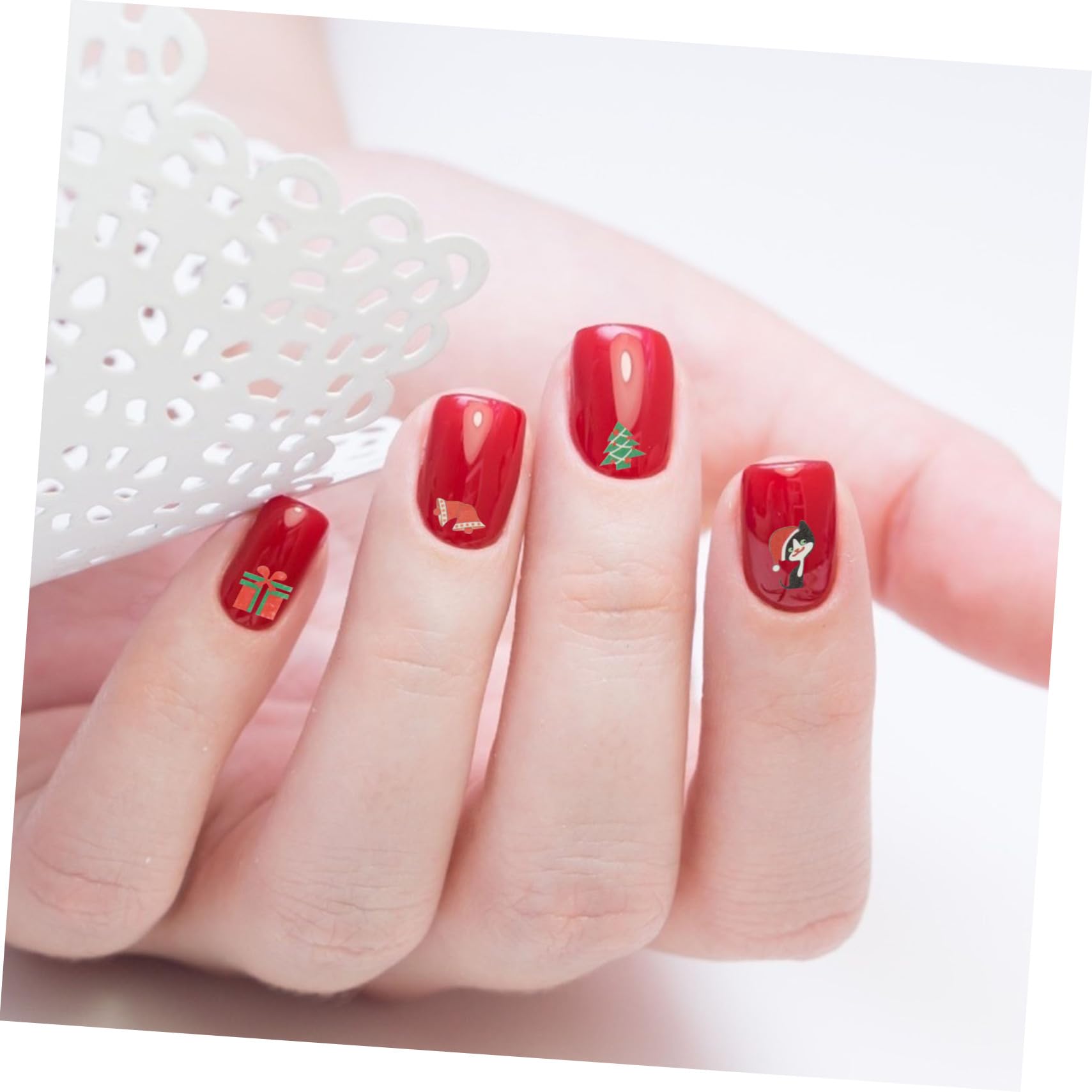 FRCOLOR 144 Fogli Adesivi Natalizi Decalcomanie Del Tatuaggio Di Natale Decorazione Delle Decalcomanie Per Di Capodanno Per Per Regali Di Natale Pvc