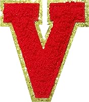 Vista 55 de Parches de letras de felpilla termo-adhesivas de 2.2", parches de letras de felpilla para ropa (negro, 26)