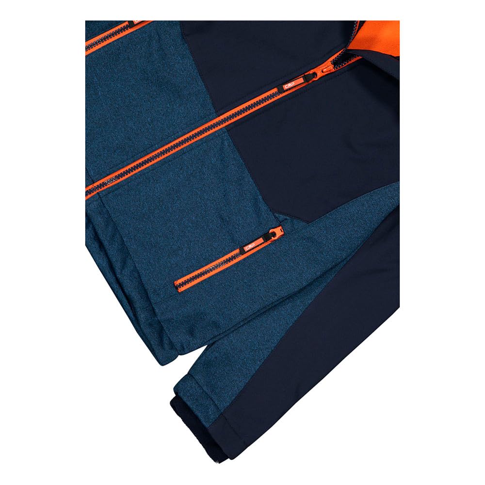 CMP Uni Kinder Giacca Da Bambino in Softshell Con Cappuccio Fisso Jacke