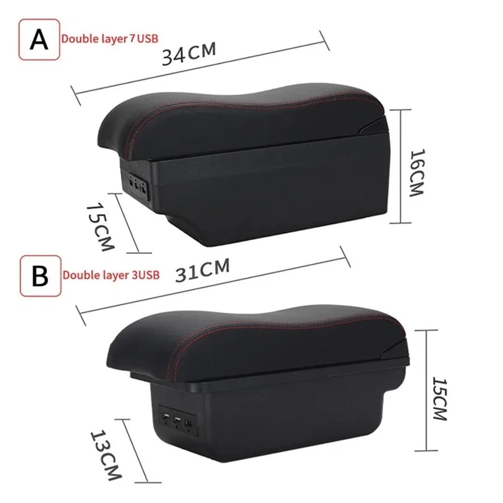 Para POLO Mk5 6R Para venti 2002-2009 Caja Almacenamiento Automóvil