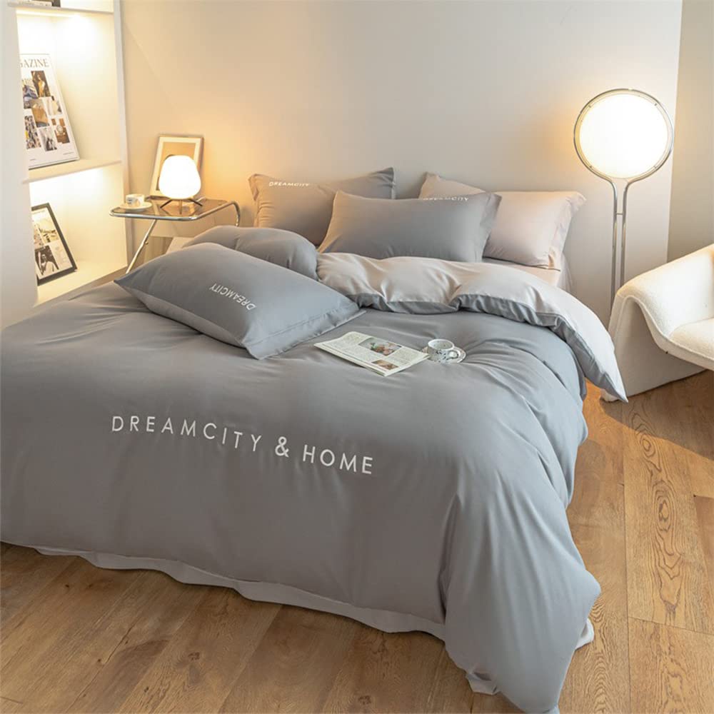 Amazon｜【Amazon.co.jp 限定】 布団カバー 綿 100％ セミダブル 4点  