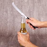 Vista 9 de Cuchillo multifunción 4 en 1 para untar mantequilla de maní, mantequilla y mermelada con facilidad Revuelve, raspa y limpia los frascos