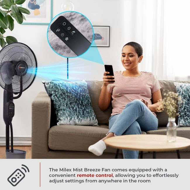 Milex Mist Breeze Fan control panel