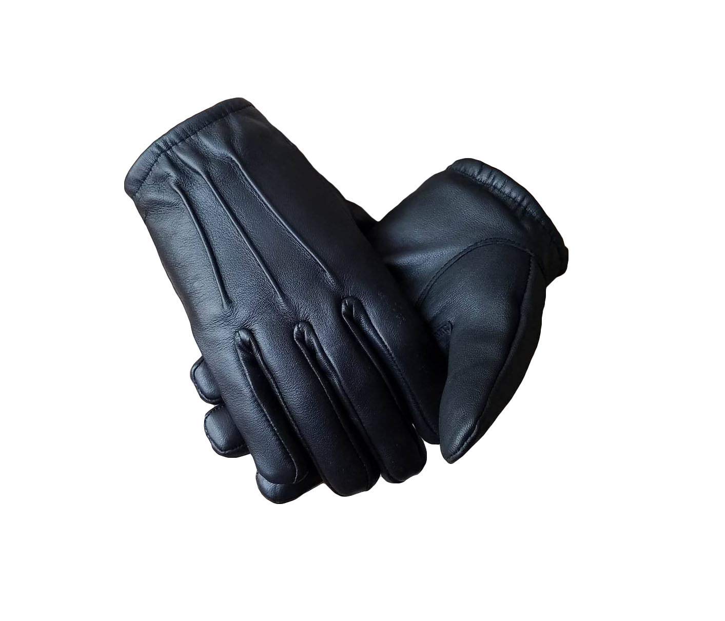 Ergonomic Cut Leather Police Driving Gloves