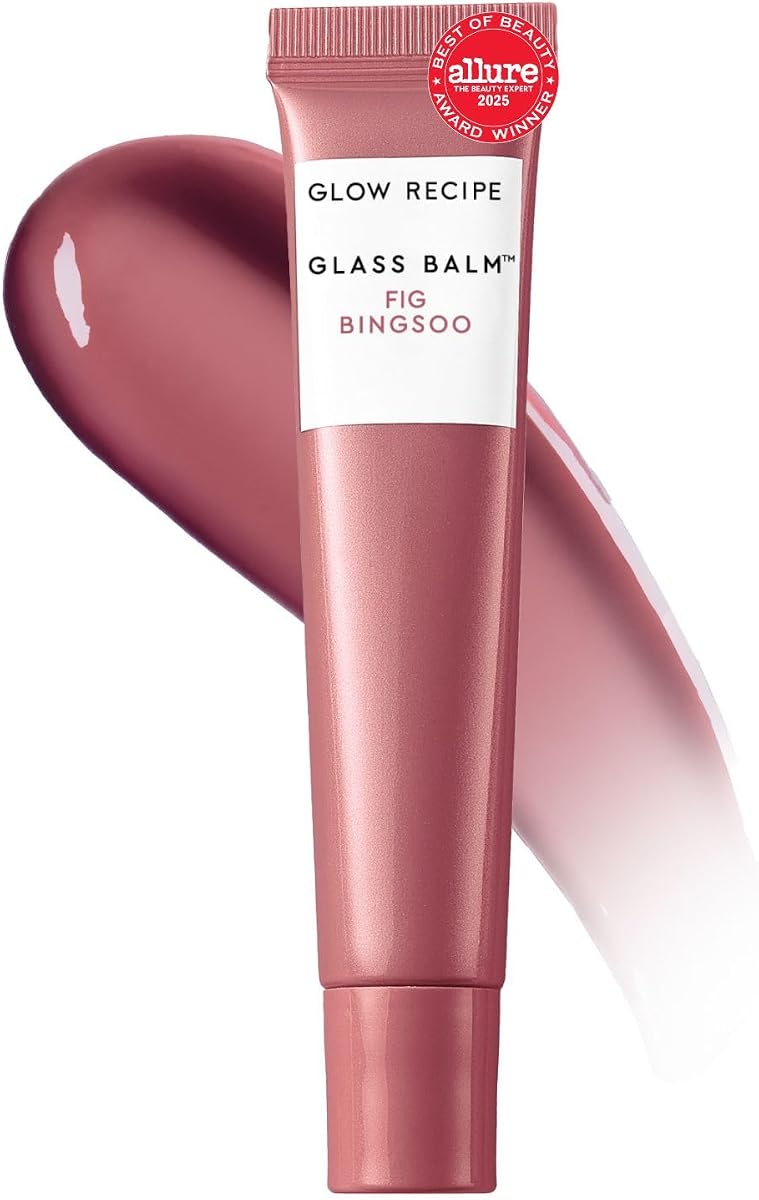 Glow Recipe Glass Balm Hydrating Lip Treatment, Fig Bingsoo, 15 ml