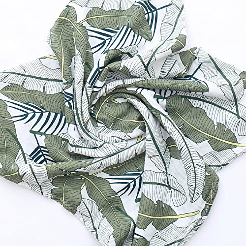 Karitree Soft Baby Swaddle Blanket Muslin Wrap Receiving Blanket For Newborn To Toddler Girl And Boy, Large 47” By 47” - Palm #TOP2