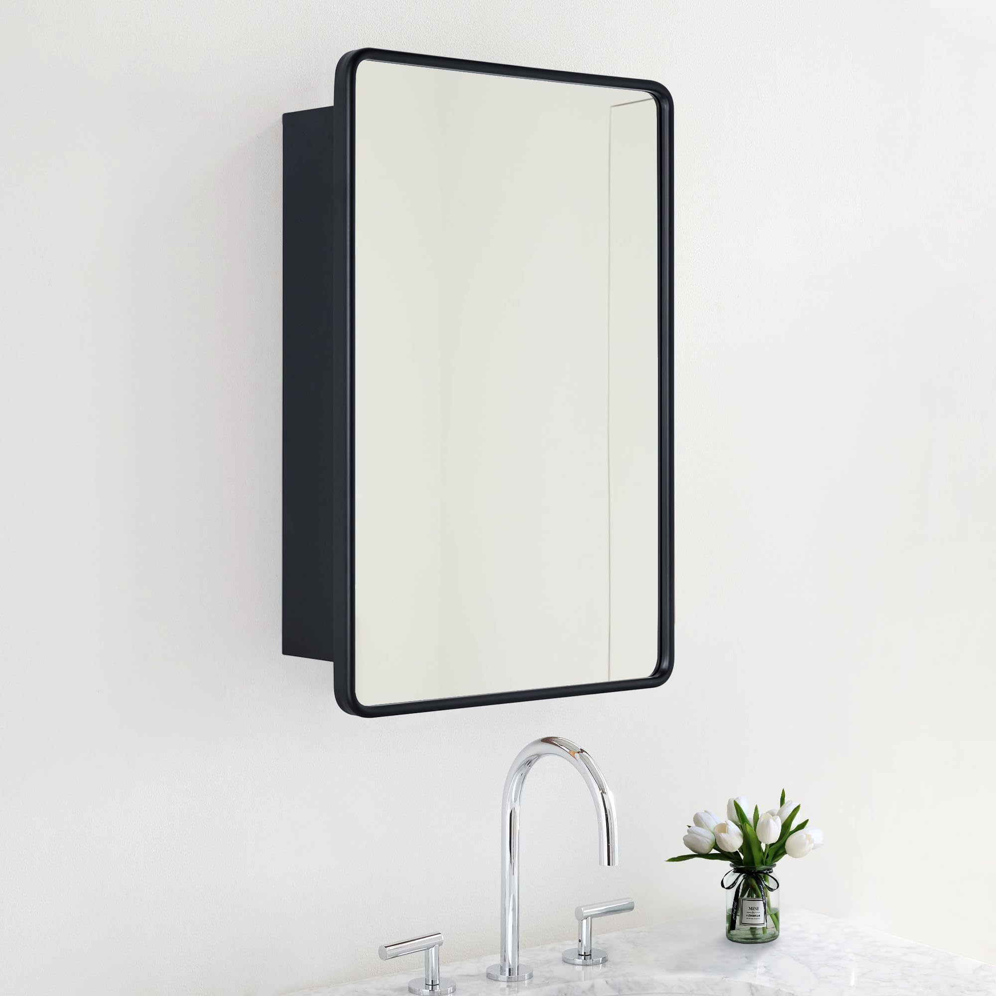 Amazon.com: tunuo Bathroom Medicine Cabinets with Mirror, Bathroom ...