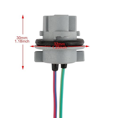 Miniatura 2 de TOMALL 7440 T20 - Adaptador hembra para intermitentes/bombillas de marcha atrás (paquete de 2)