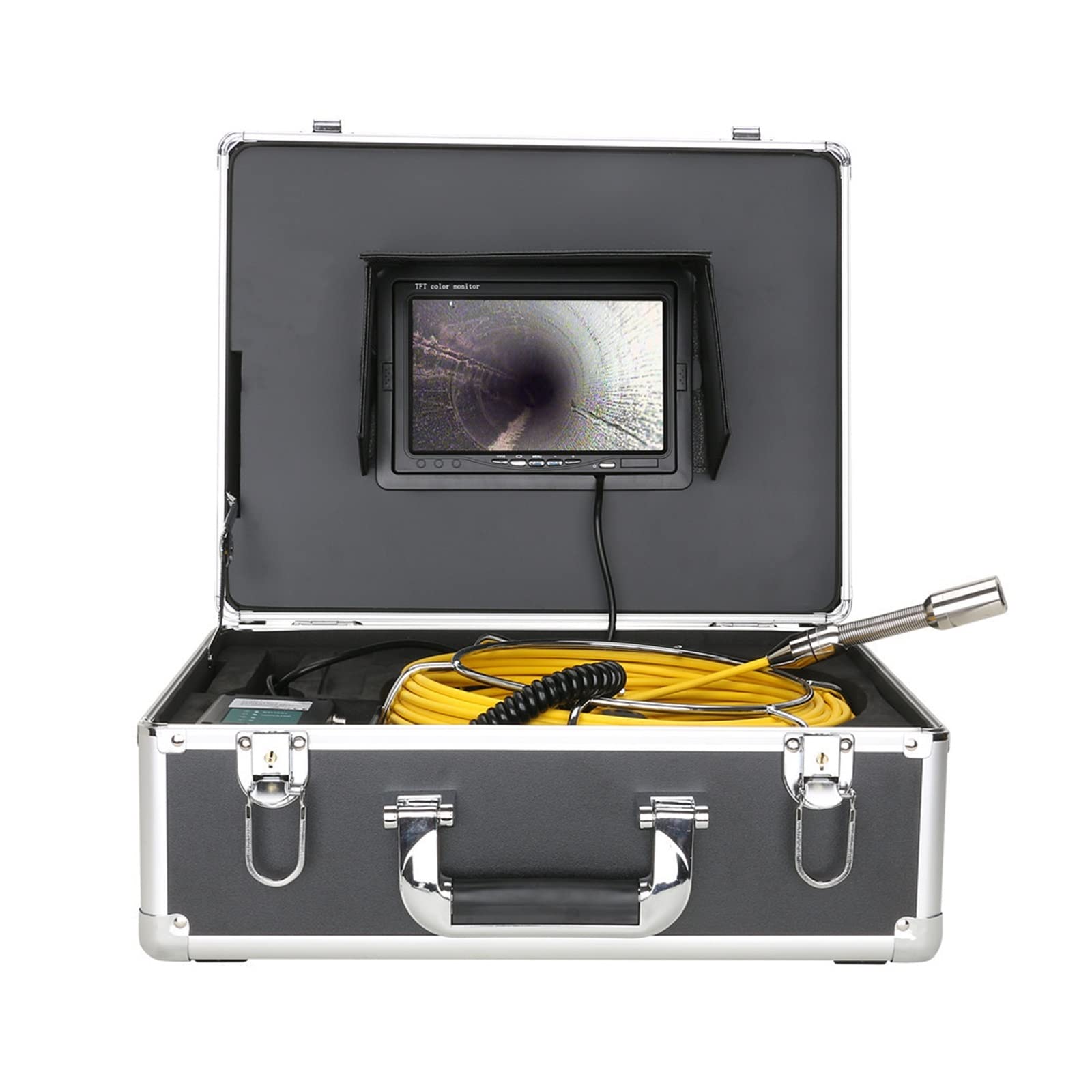 Cámara de Alcantarillado, Cámara de alcantarillado, cámara de video de inspección de tuberías de alcantarillado con 51 2Hz Localizador de tuberías 2 2 mm IP68 HD 1000TVL Cámara de inspección de tuberí