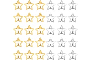 Star Shaped Hair Clips for Kids and Women