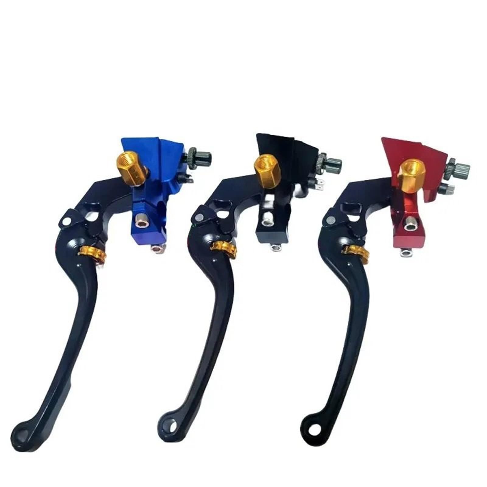 akcesoria Pasuje do Honda Yamaha motocykla 12.7RCS Hydrauliczny cylinder główny hamulca dźwignia sprzęgła montaż(A set red)