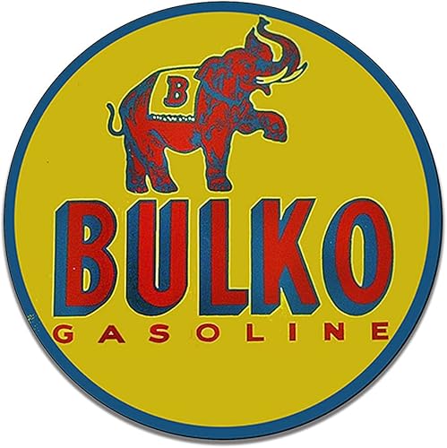 Miniatura 94 de Brotherhood Letrero de gas vintage de reproducción de letreros de metal vintage, letrero redondo de metal para garaje y hogar, 8 pulgadas de Nourse