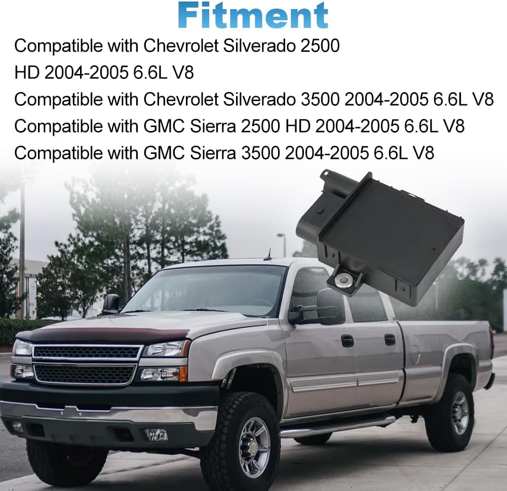 Glow Plug Control Module Compatible with Chevrolet GMC 2500HD 3500HD DURAMAX 6.6 LLY 2004-2005 Replacement for 8973796350 0000984143