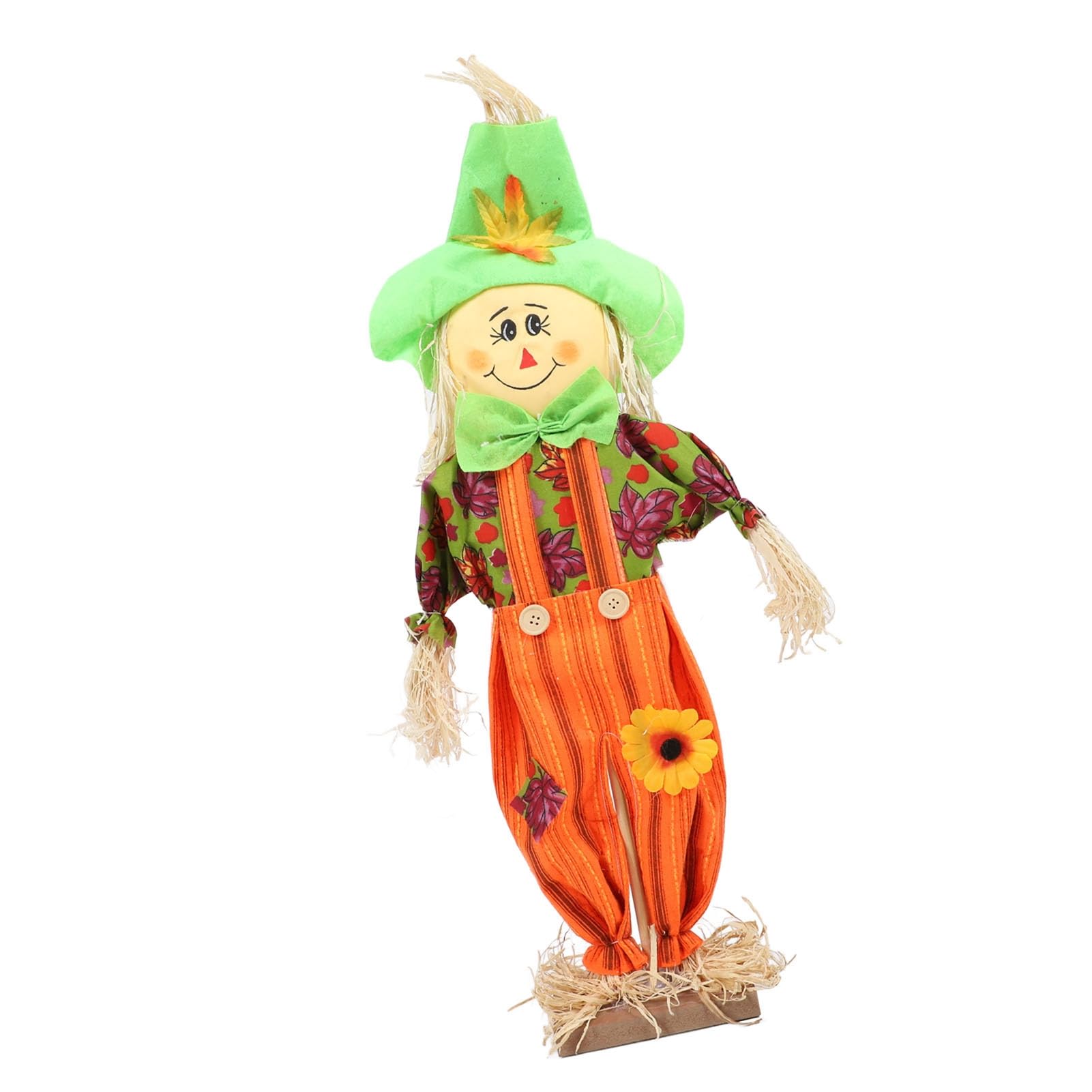 Changor Statuetta di Spaventapasseri Decorazione Autunnale Carina per la Protezione del Giardino Spaventapasseri del Ringraziamento in Tessuto Oxford da 60 Cm (Pantaloni da uomo in stile)