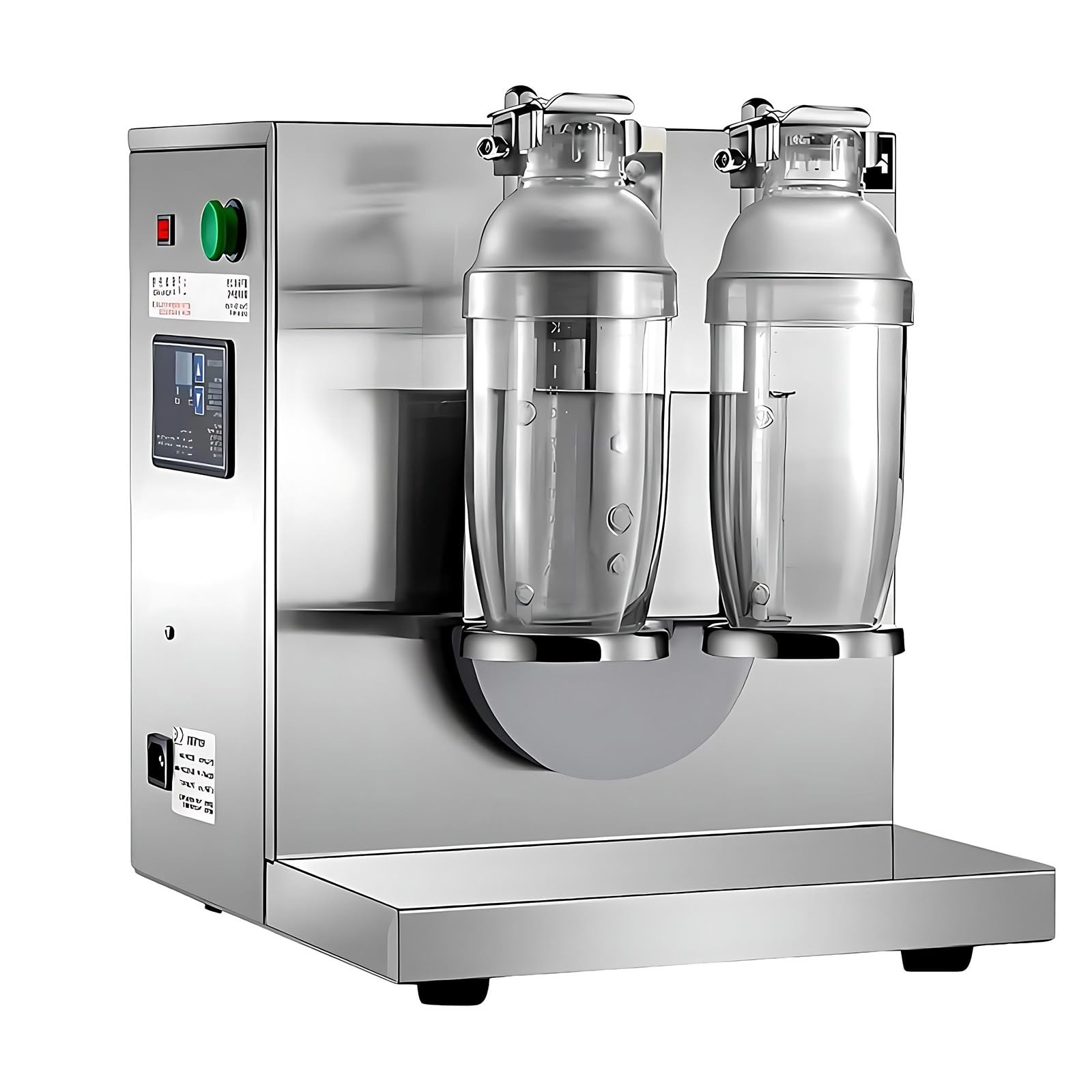 MIAOXIAOLONG Milk Tea Shaking Machine, Electric Bubble Boba Shaker with Adjustable Speed and 0-120s Timer, for Commercial Beverage Mixing in Bubble Tea Shops, Cafes & Juice Bars