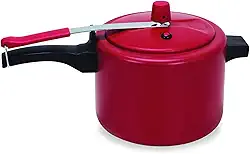 Panela De Pressão 4, 5 L Vermelha Dona Chefa Vermelha Medio