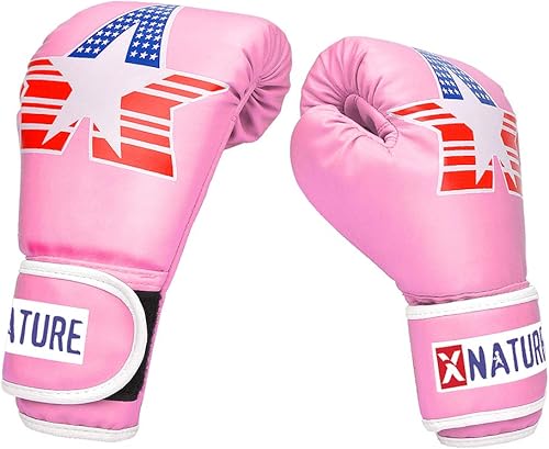 Miniatura 8 de 4oz 6oz 8oz PU Kids Boxing Gloves, Children Kickboxing Sparring Youth Boxing Or Training Gloves Age 5-12 Years