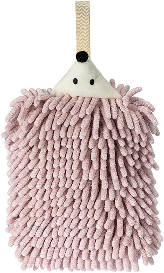 Household Wall Hanging Towel Cartoon Animal Chenille Hand Kitchen Absorbent Handkerchief