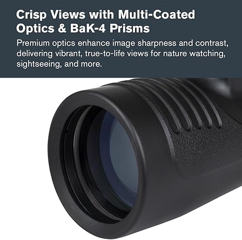 Miniatura 4 de Celestron Outland X 20x50 Monocular - Monocular para exteriores y observación de aves - Óptica totalmente multicapa y prismas BaK-4 - Adaptador para