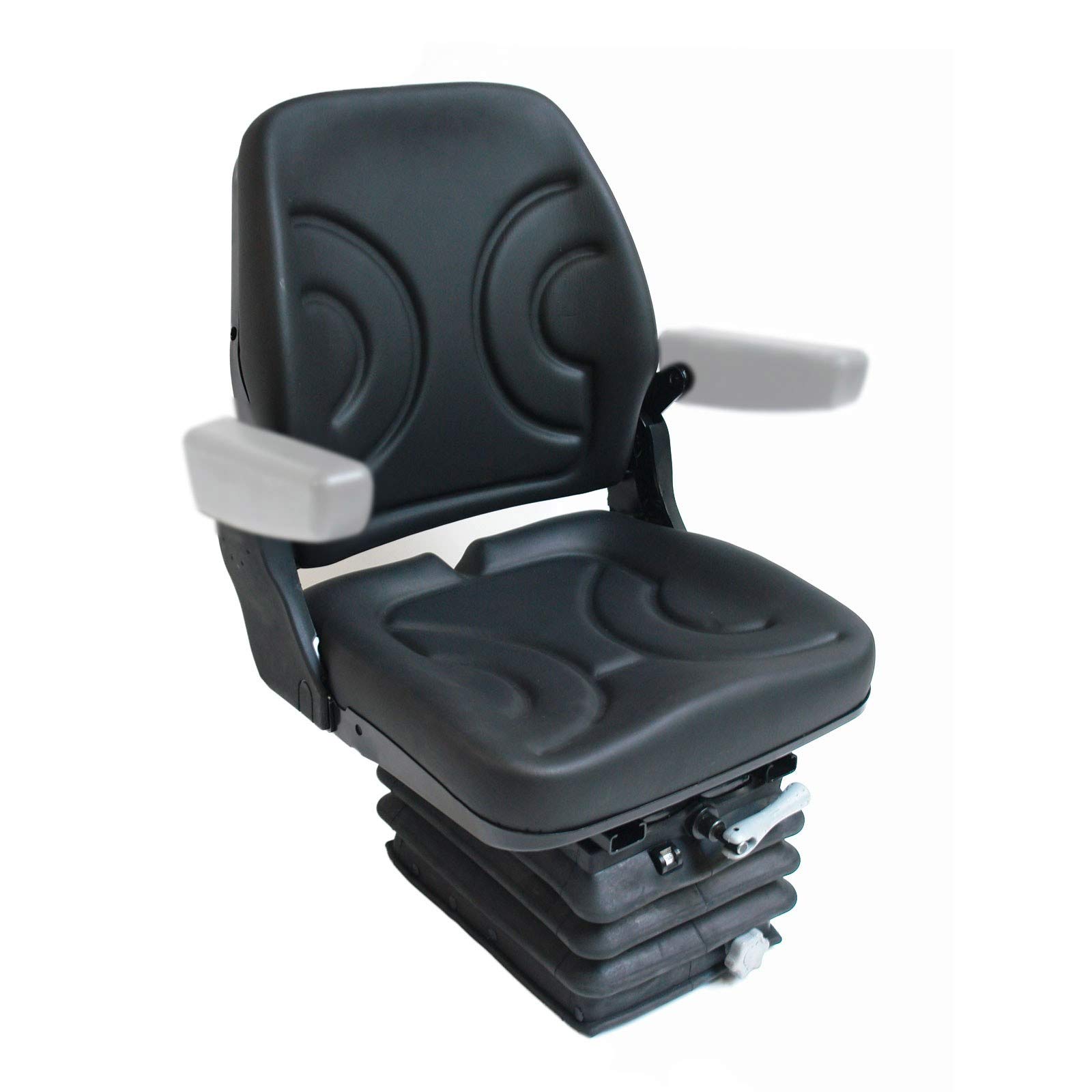 DEMA Universal Traktorsitz Starplus TV1, luftgefederter Komfort Schleppersitz für Traktor, Stapler und Schlepper, universell passend, gepolstert