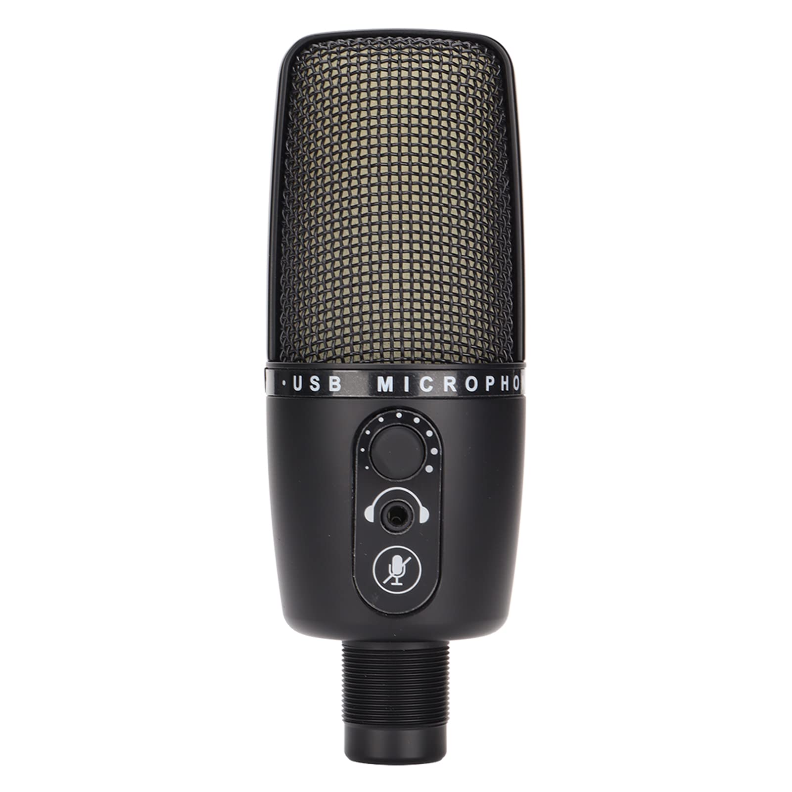 Mikrofon USB z redukcją szumów, przetwornik kardioidalny, Plug and Play, statyw ze stabilnym gniazdem 3,5 mm, świecący mikrofon RGB, mikrofon pojemnościowy do podcastów do nagrywania, gier