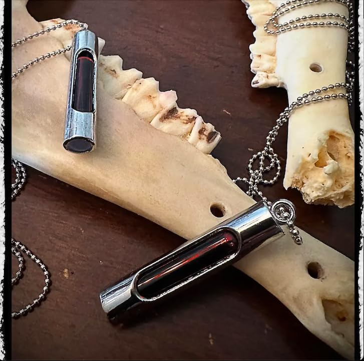 Blood Vial Kit - Complete DIY Blood Vial Necklace Kit - Bloodvials - Jewelry for Weddings, friends, lovers. Pendants for Blood Vials for Long Distance relationships- Craft Two Blood-Bonded Pendants - Victorian - Gothic - Vampire Pendant - Lovers Ritual - Love Magic - Macabre - Dark Beautiful - Oddities2