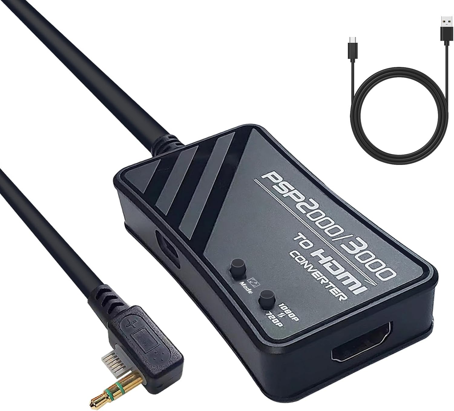 PSP2000/PSP3000 to HDMI Converter, HDMI Cable for PSP2000/PSP3000 Handheld Console. PSP2000/PSP3000 to HDMI Converter, HDMI Cable for PSP2000/PSP3000 Handheld Console.