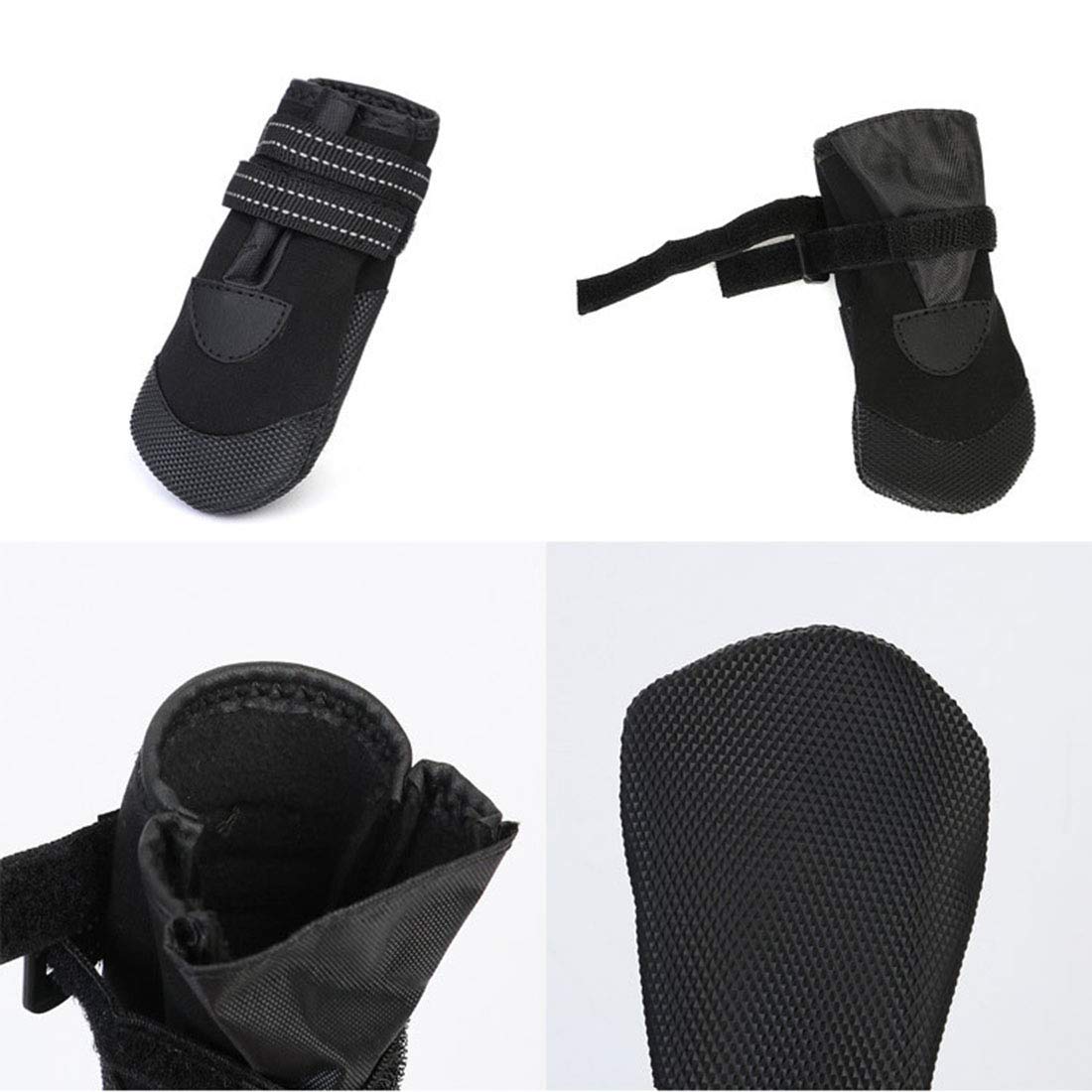 Neve Stivali Per Cani Con Bretelle, Stivali Impermeabili Per Cani Di Stivali Cane - Foto 10