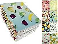 Vista 12 de ALIMITOPIA 24 mini cuadernos portátiles de bolsillo, diario Steno Memo MiniDaily, 3.5 x 5 pulgadas, 24 hojas, páginas con rayas universitarias