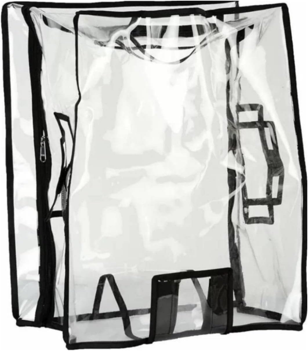 GenericBaggify Small Size Cabin 54 cm to 56 cm (20 inch) Transparent Cover for Hard/Soft Trolley Bag Luggage Suitcase