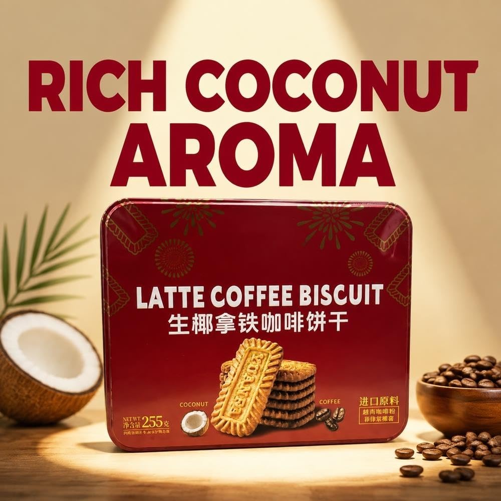 Biscotto Croccante Al Cocco Latte Al Caffè 255g