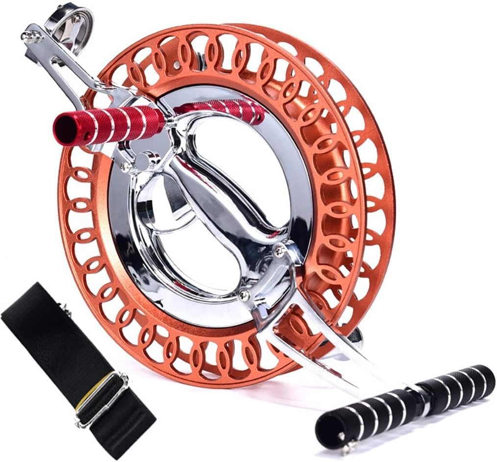 Alloy Kite Wheel, Lightweight Adult Professional Medium and Large Kite String Spool with Strap Integrated,Durable Flying Line Accessories