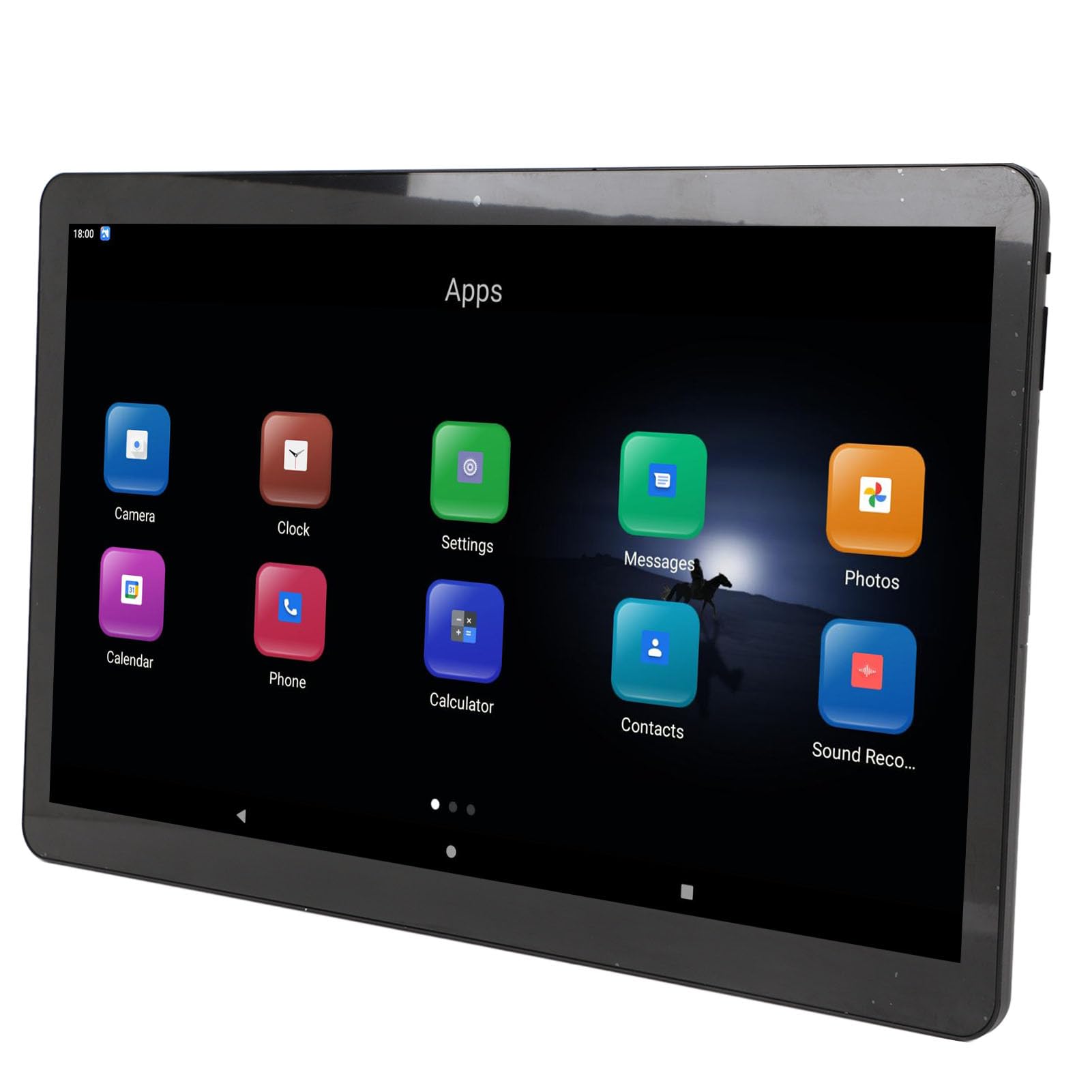 Tablet per poggiatesta 15,6 pollici, schermo IPS 1080p, con rotazione di 90 gradi per Android 11, ideale per autobus, SUV, default