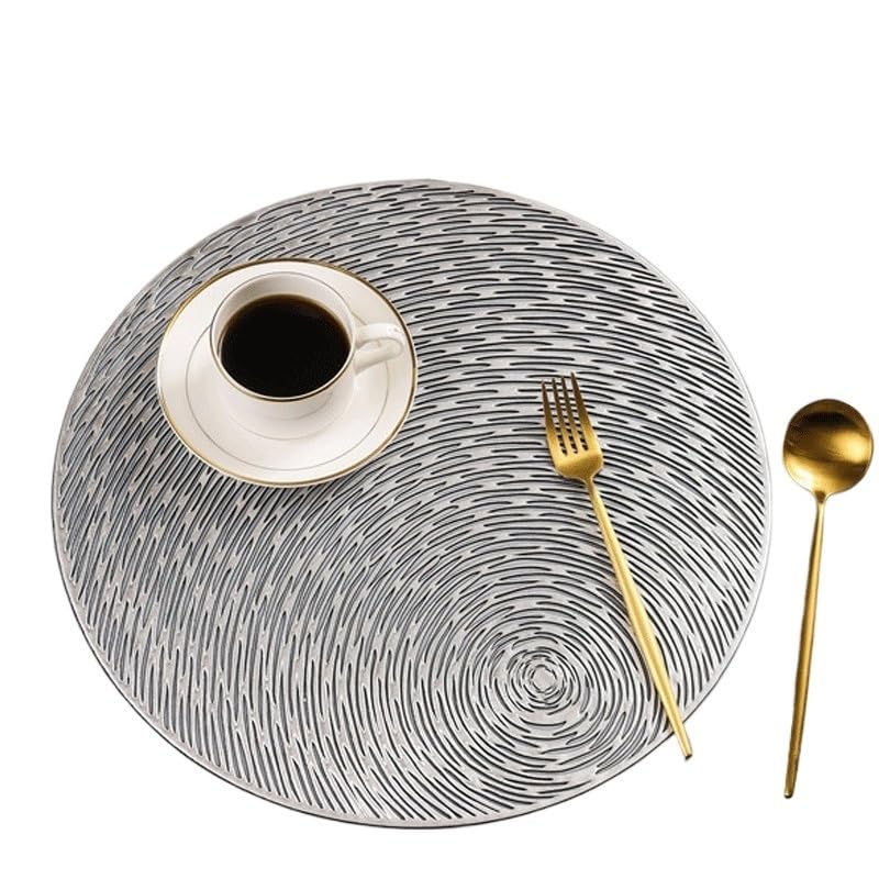 Napperon isolé rond creux anti-chaleur pour sous-tasse et plateau