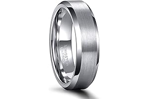 6mm Cobalt Ring Brushed Silver: A Symbol of Everlasting Love