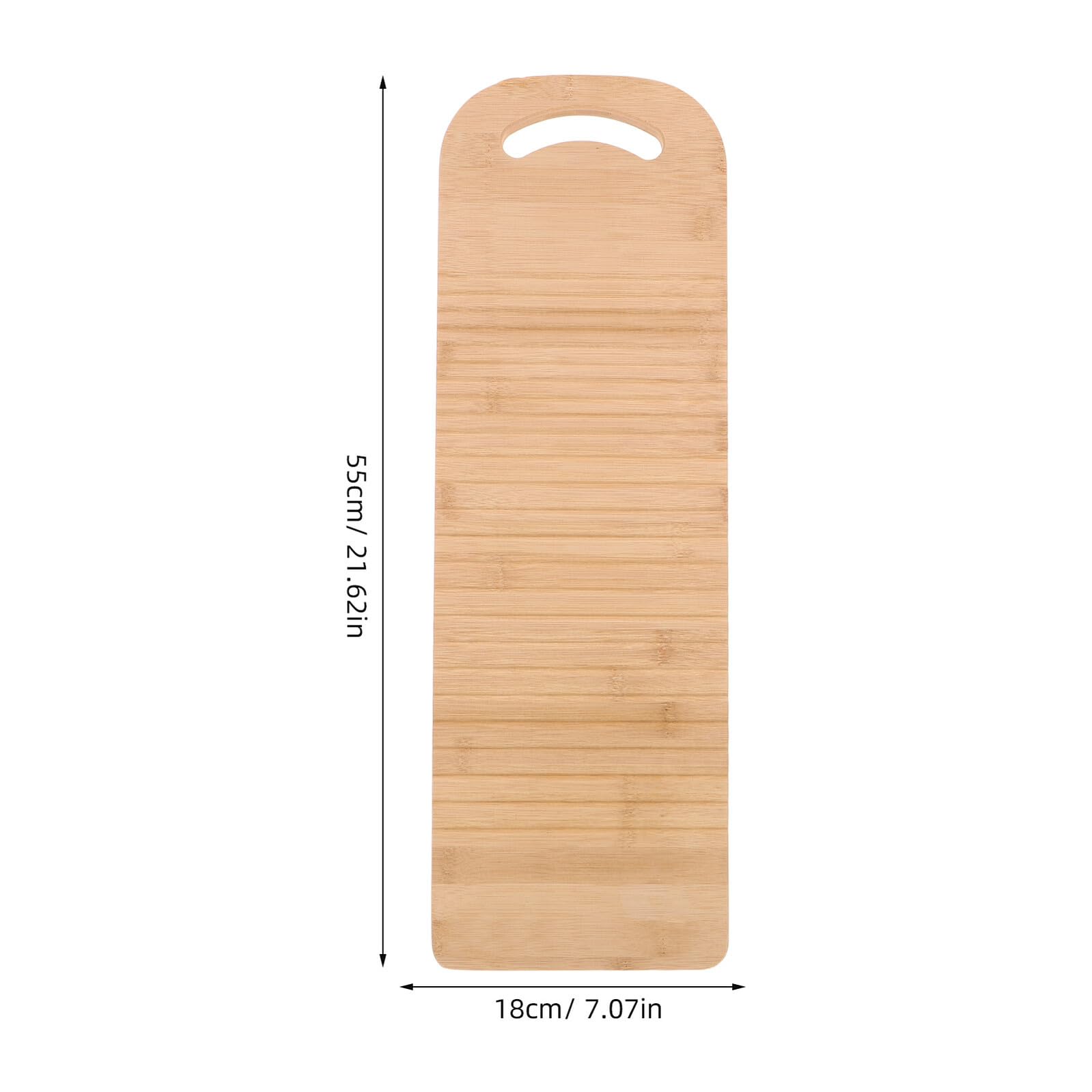 Planche à Laver Portable Bambou Antidérapante Planche à Laver Manuelle Ergonomique pour Nettoyage des Vêtements Outil de Lavage à Main Pratique et Léger pour Maison