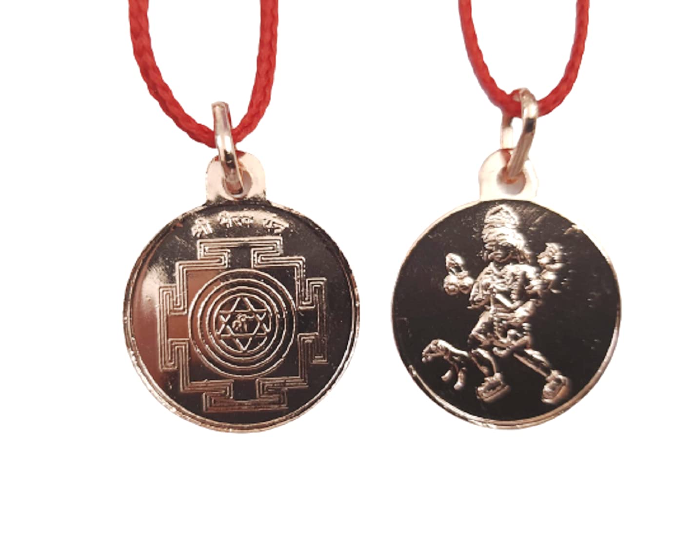 Shri Bhairav Yantra Locket | Pendant In Pure Copper For Men & Women (6 Grams Approx) (1 Pc)-image-8