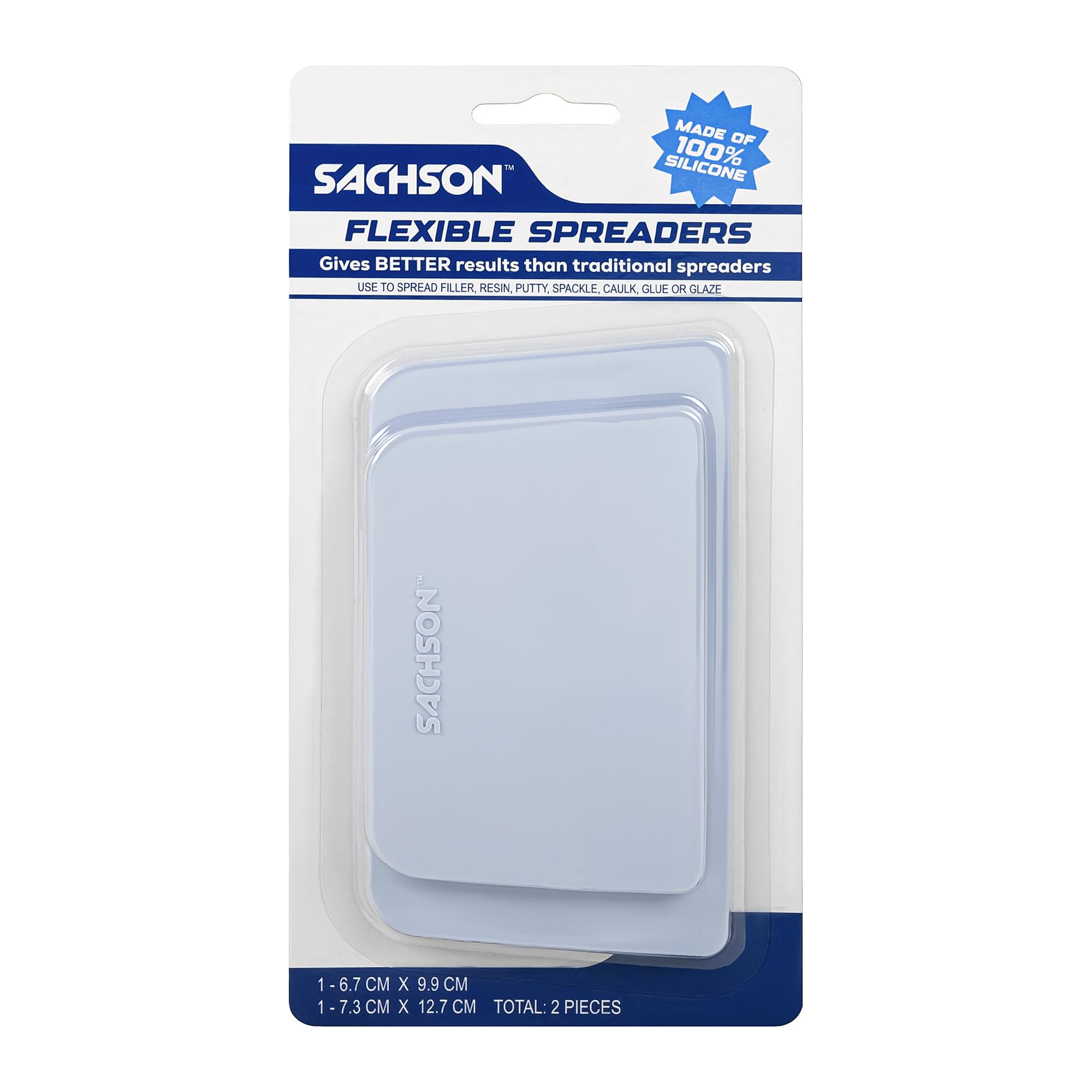 SACHSON Non-Stick Silicone Reusable Automotive Body Filler Spreaders, 2 Piece-image-38