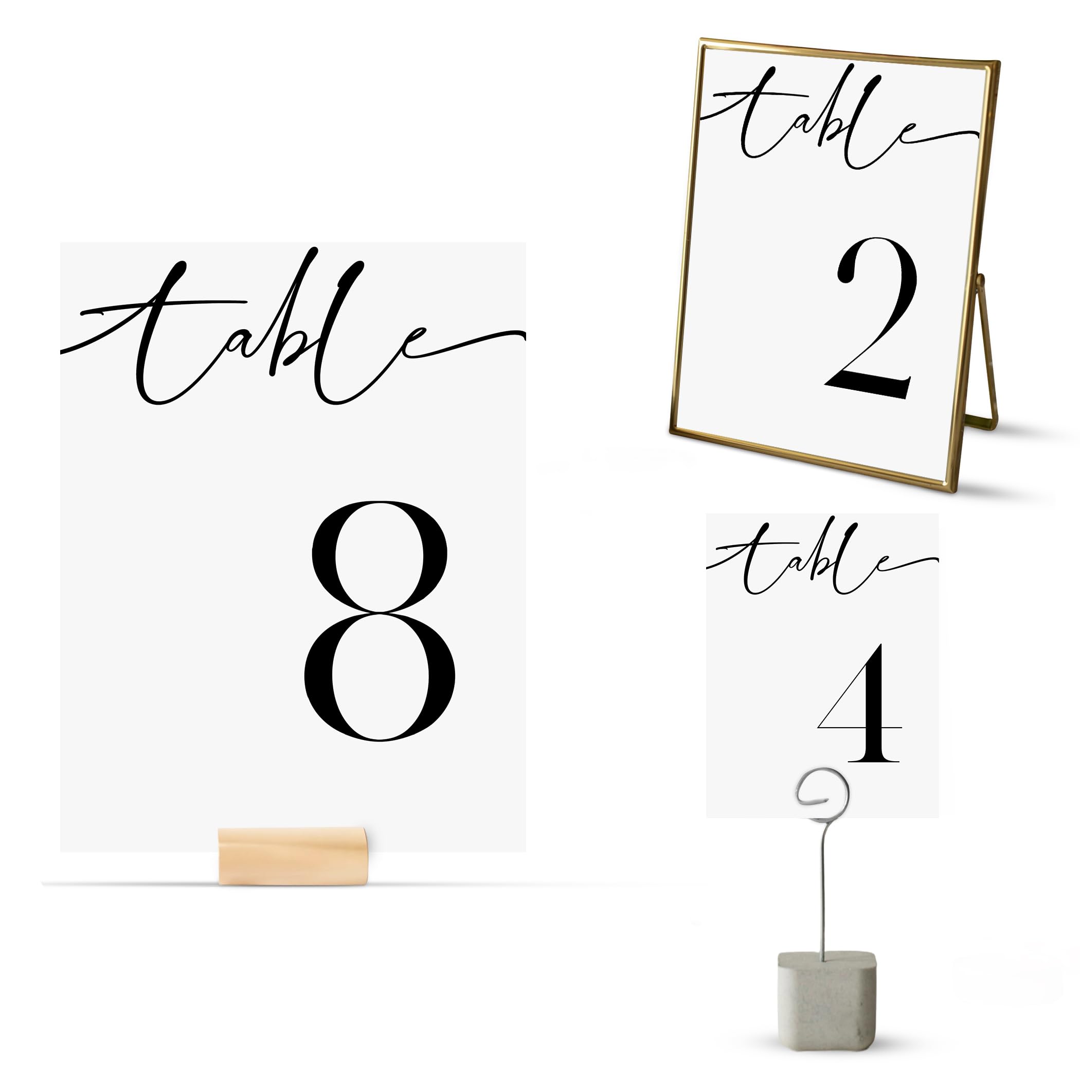 Table Number Calling Reception Table Numbers Templates Rustic Table Number Template, Table