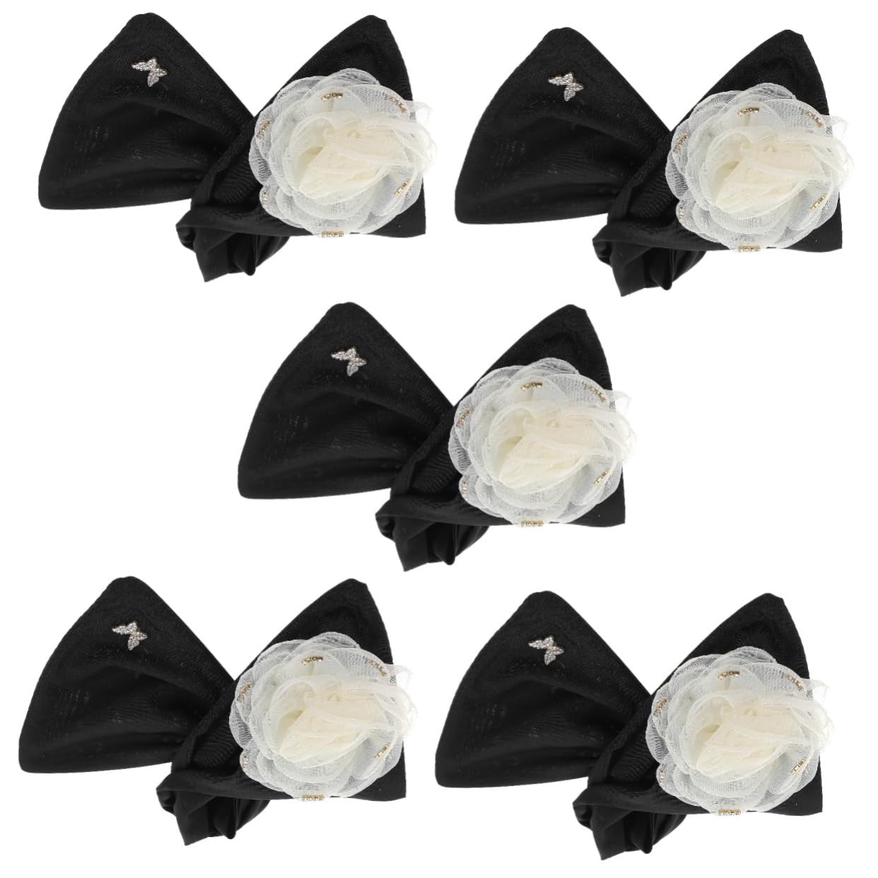 Beavorty 5piezas De Moño De Pelo Flor Decorativa Herramienta Para De Yoga Fiestas y
