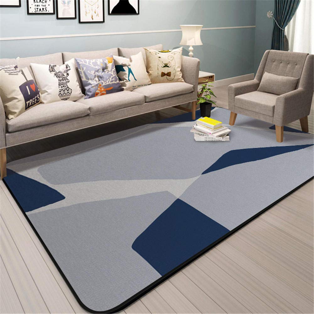 Tapis de sol 40x120 cm gris-bleu tapis durable et lavable