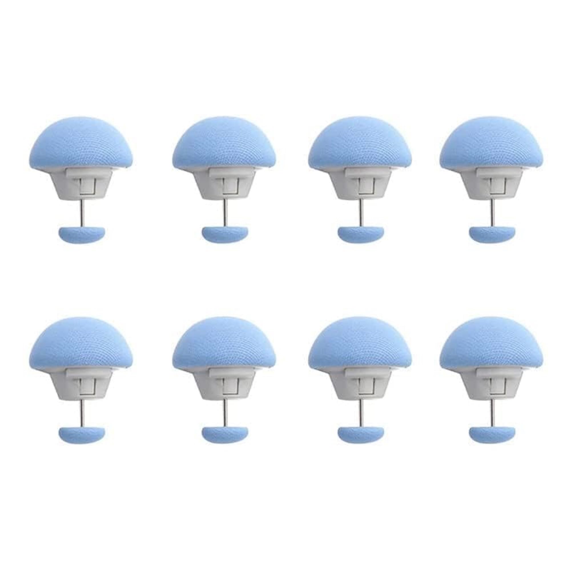 Quilt Fastener Pins Plastic Button Clip Set for Quilt Pillowcase Curtains Socks (Pack of 8)-image-11