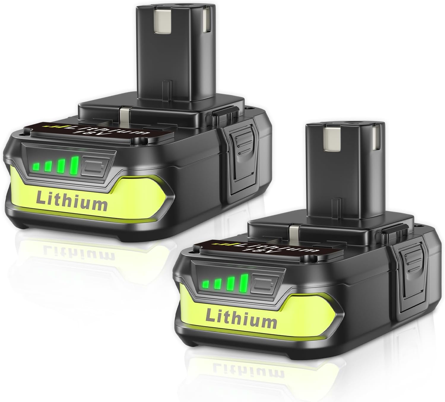 VANON 3.6Ah P102 18 Volt Lithium ion Battery Replacement for Ryobi 18V Battery Compatible with Ryobi 18V Cordless Tools P107 P105 P104 P103 P108 2Pack