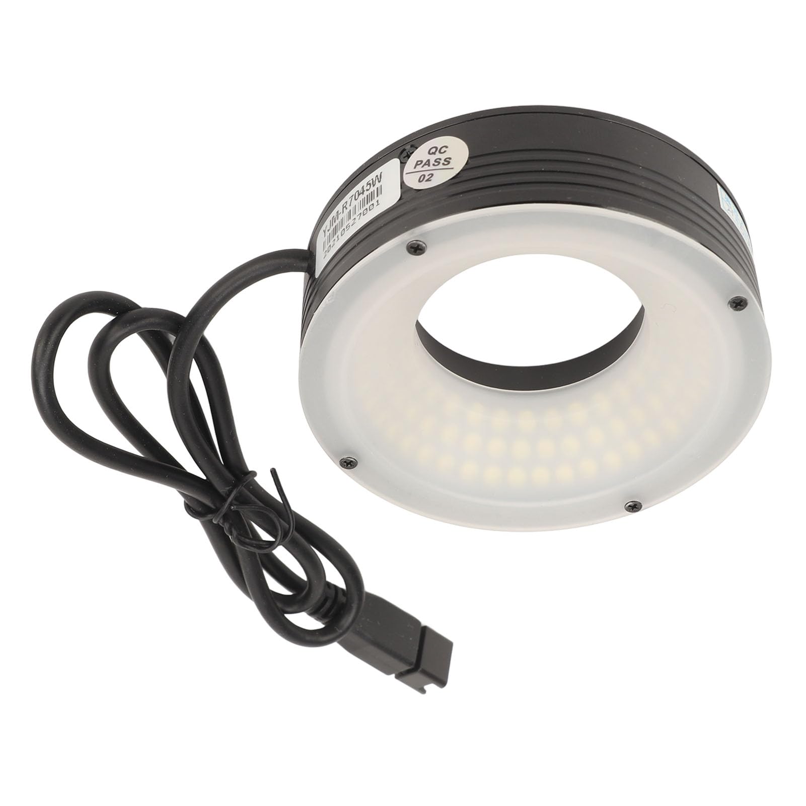 Lámpara de Anillos LED para Microscopio, Anillos de Luz de Alto Brillo para Cámara, Microscopio Estéreo Binocular de 24V