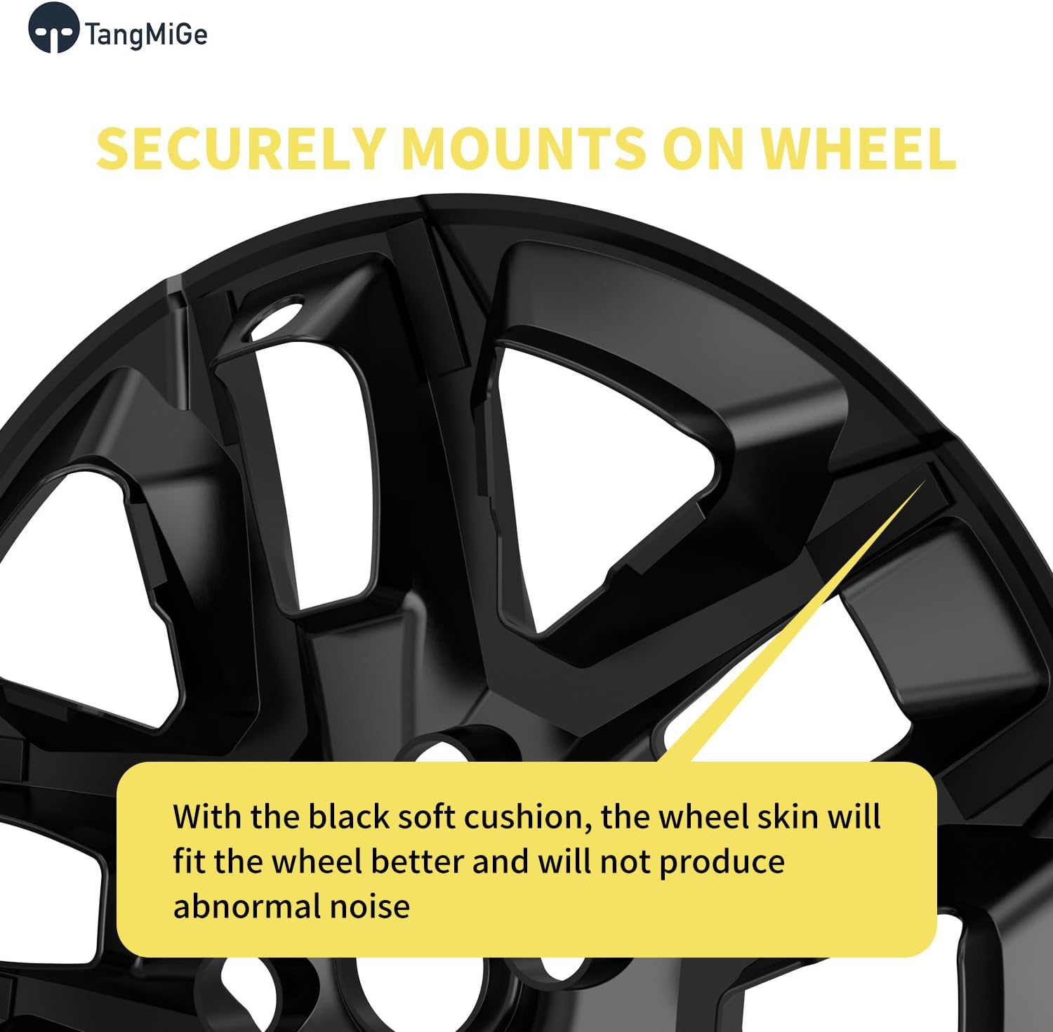 TangMiGe 4-Pack Wheel Skins Compatible with Chevrolet Chevy Traverse 2018 2019 2020 2021 2022 2023, 18 inch 18", 85521801, Hubcaps Wheel Covers