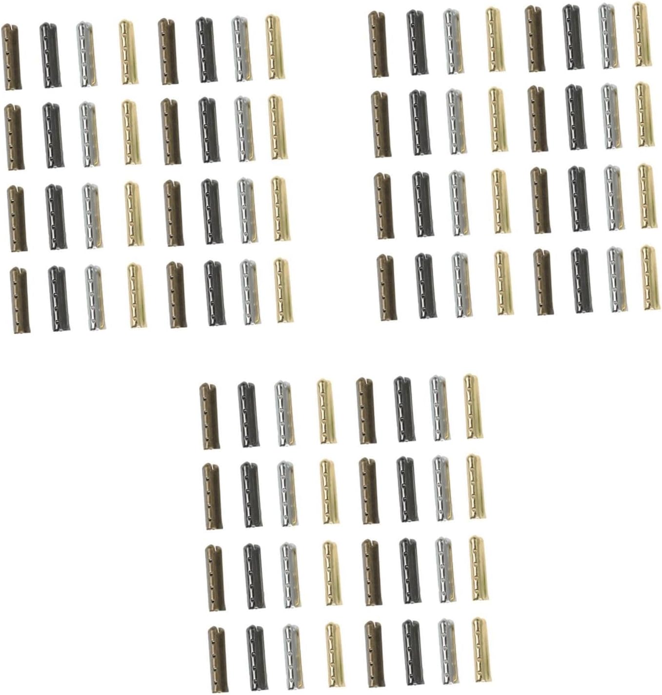 300pcs Metal Tips Smooth Ends for Projects Replacement Ends for Shoes Strong Material for Crafting and Repair